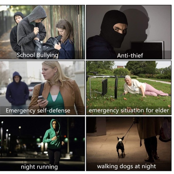 New Personal Self-Defense Keychain Alarm with Flash Light! White - Picture 5 of 12